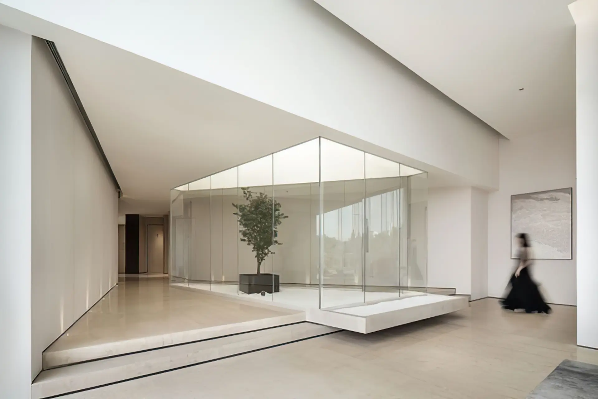 Expanse View | modern minimalist lobby interior